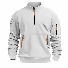 Unisex Half-Zip Stand Collar Fleece | Essential Autumn/Winter Daily Pullover