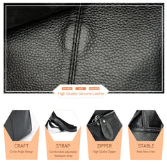 Genuine Leather Anti-Theft Women's Backpack