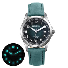 BERNY AM7110VM Frosted Dial Automatic Watch - SnaggIt