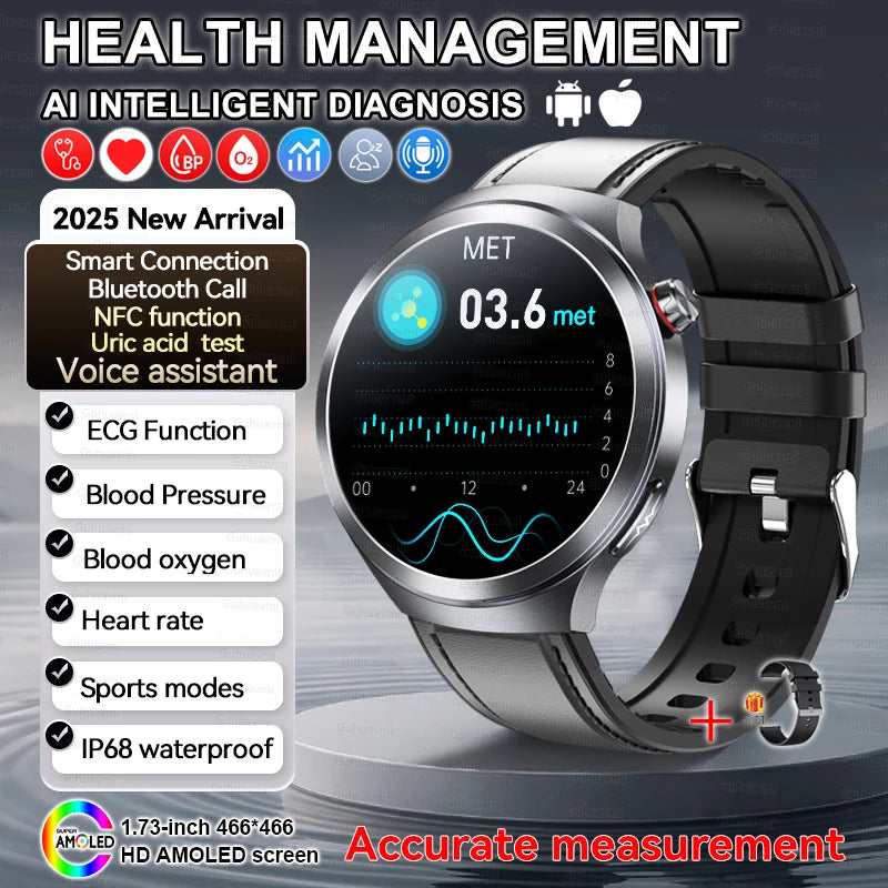 Health Glance Smartwatch by Snagg A Watch
