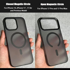 Matte MagSafe Translucent Frosted Shockproof Case – for iPhone 16 Series - Phone Cases & Covers
