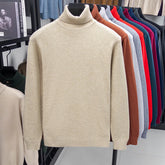 Men’s Premium Slim-Fit Turtleneck | Autumn/Winter Heavy-Duty Knitted Pullover