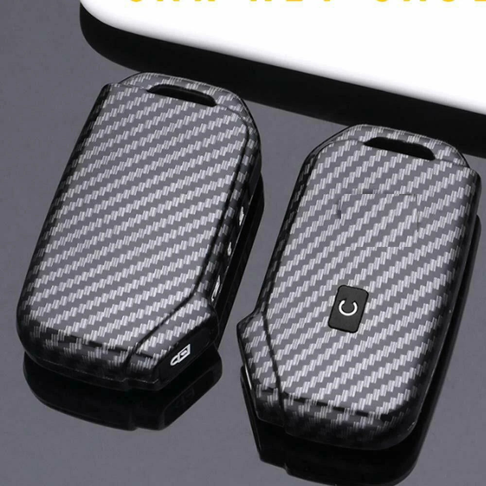 5 Bottons Carbon Fiber ABS Car Key Cover by Snagg A Key Cover
