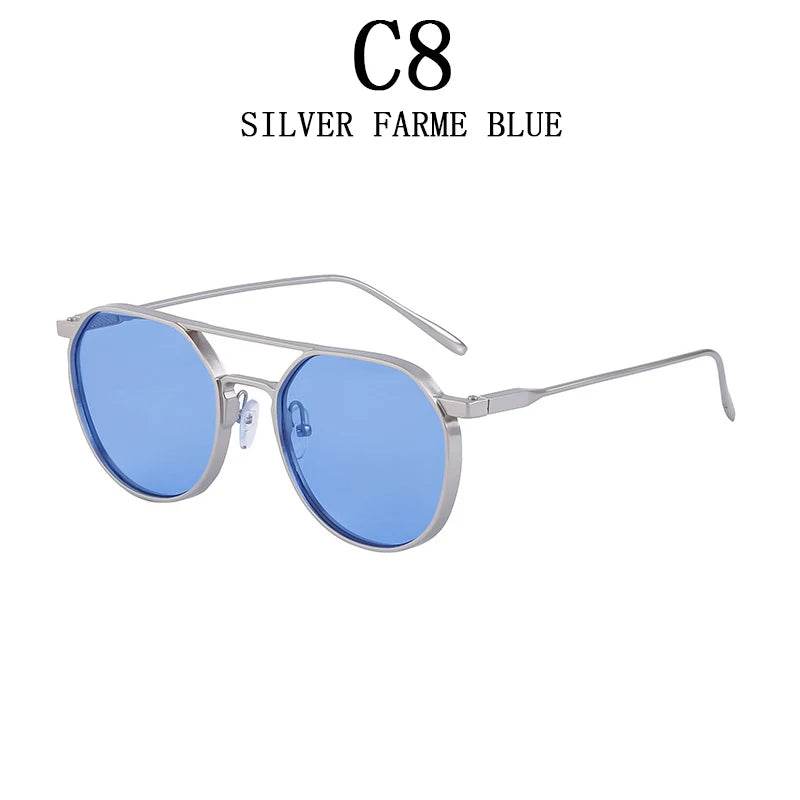 2023 Vintage Punk Oval Sunglasses - SnaggIt
