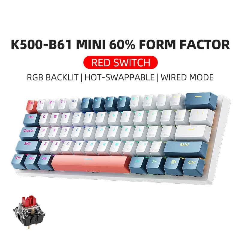 60% Mini Mechanical Keyboard for Gaming by Snagg A Keyboard