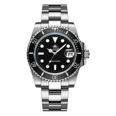 Luxury Stainless Steel Watch for Men - Black - Men’s Watches