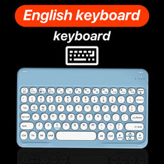 Round Key Bluetooth Wireless Keyboard For Android IOS Huawei Xiaomi Tablet by Snagg A Wireless Keyboard