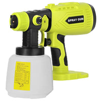 200W Cordless HVLP Paint Sprayer – Compatible with Ryobi 18V ONE+ Batteries