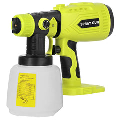 200W Cordless HVLP Paint Sprayer – Compatible with Ryobi 18V ONE+ Batteries