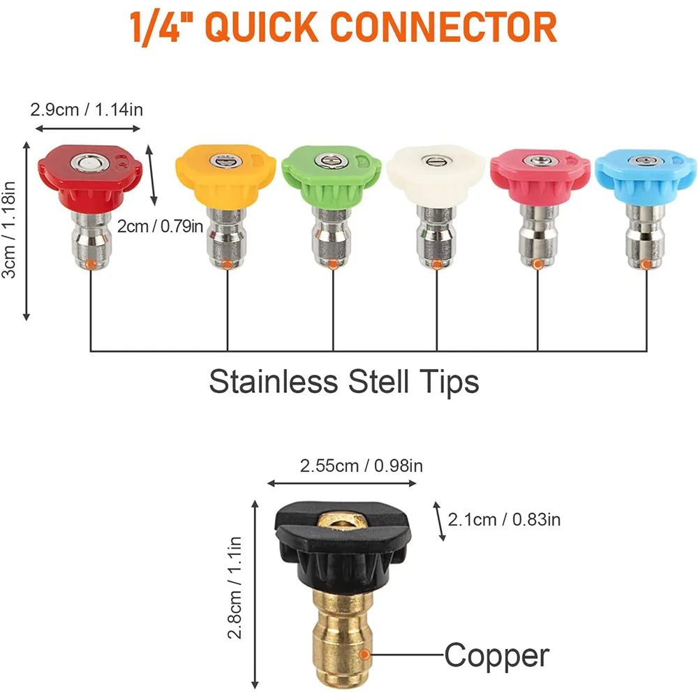 4000 PSI Spray Gun with Nozzles & Foam Lance Kit by Snagg A Foam Cannon