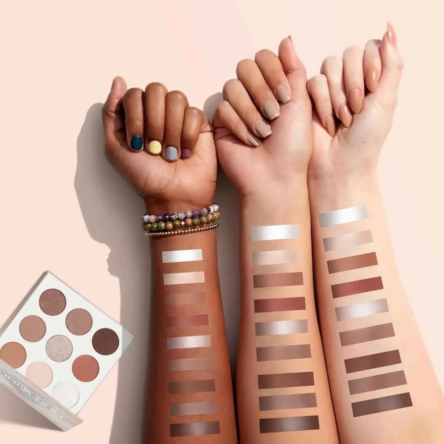 Elite 9 Color Neutral Gemstone Shadow Palette – High Pigment Earth Tones for Professional Day to Night Artistry