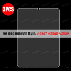 9H 3pcs Tempered Glass Screen Protector For iPad Pro 11 10th 9th Generation 8th 7 6 5 4 3 2 by Snagg A Screen Protector