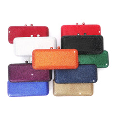 Italy-Inspired Crystal Diamond Evening Clutch by Snagg It Purses