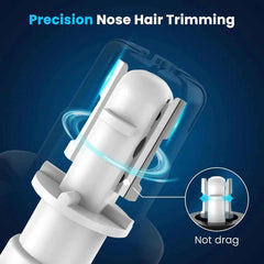 Professional 2026 Rechargeable Precision Trimmer – IPX7 Waterproof Aluminum Alloy System for Painless Facial Grooming