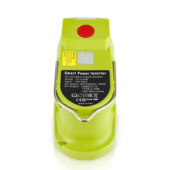 200W Portable Power Inverter & 280LM LED Floodlight | High Utility Mobile Power Compatible With Ryobi 18V Batteries