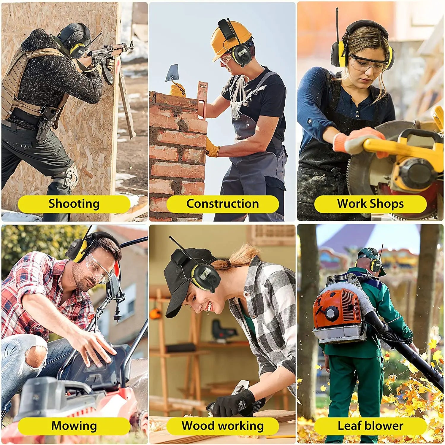 Bluetooth earmuffs with AM/FM radio – image 10