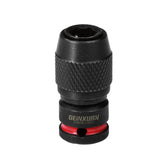 1/4" Square Drive to 1/4" Quick Release Hex Impact Bit Holder