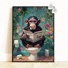 Quirky Bathroom Wall Art by Snagg A Print