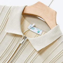 Vintage Knitted Polo | England Style Summer Business Casual