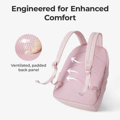 Women's Waterproof Nylon Laptop Backpack 13" – Lightweight Large Capacity College & University Bag