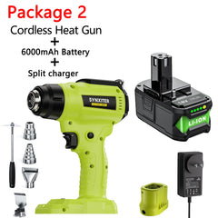 Cordless High Efficiency Heat Gun | 550°C Rapid Heating Tool Compatible With Ryobi 18V Batteries