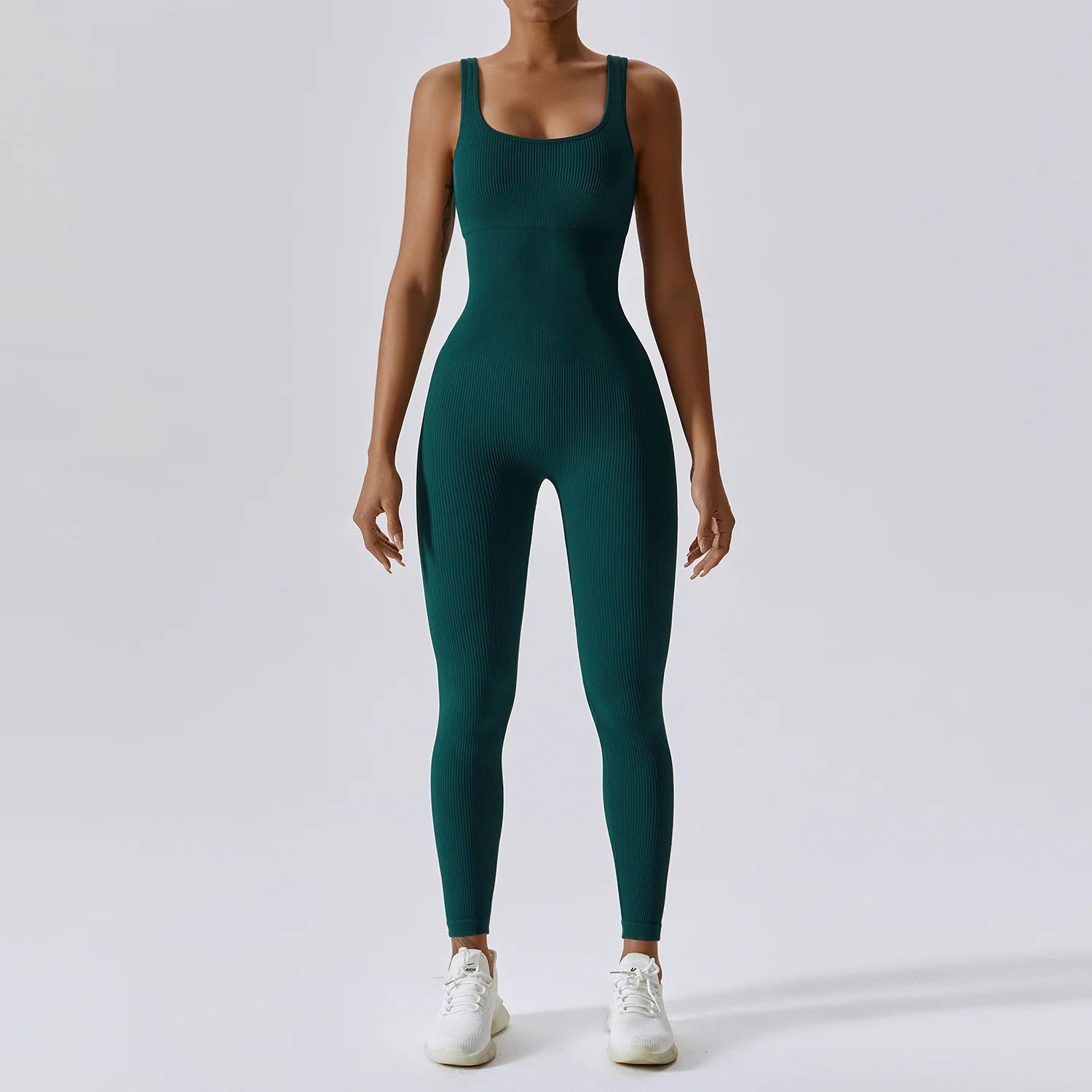 Women's Seamless One-Piece Yoga Suit | Push-Up Belly Tightening Dance Fitness Workout Bodysuit