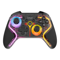 Wireless Multi Platform Controller | Hall-Linear Precision & Translucent RGB Design for PS4 Switch Android IOS MFI Games PC TV box