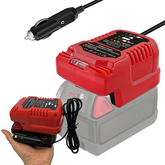 Portable Mini Car Charger | High Efficiency Compatible With Milwaukee 18V M18 Battery