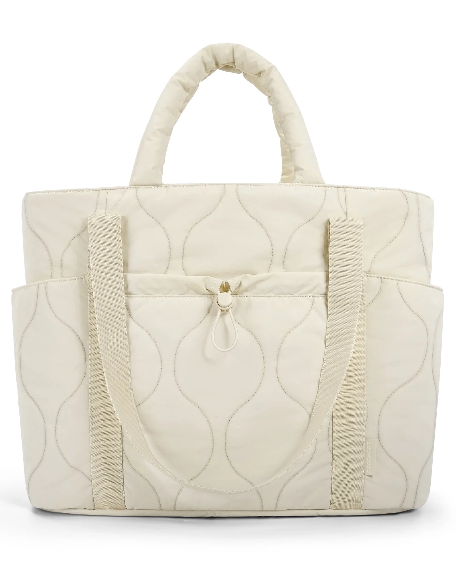 Women's Quilted Puffer Boston Bag – Lightweight Large Padded Shoulder Tote for Work & Travel (21L)