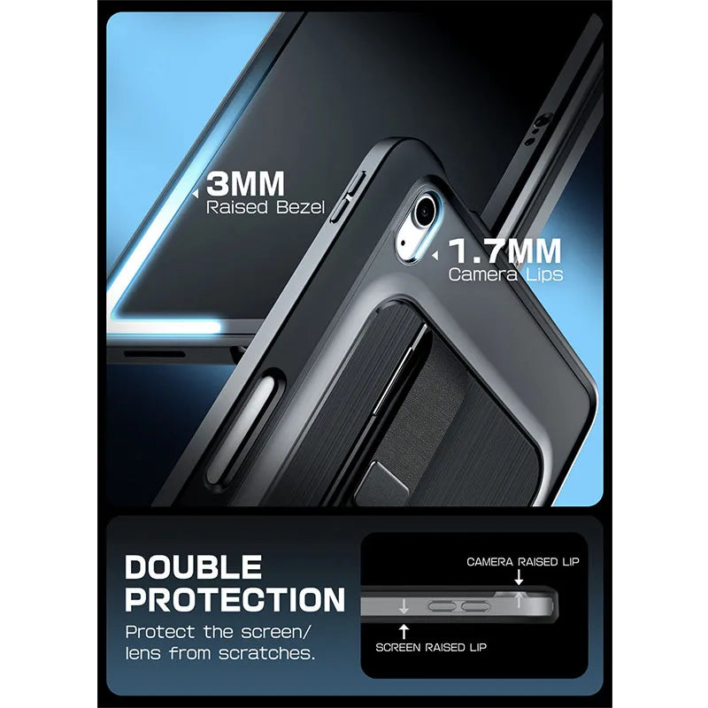 Full-Body Rugged Bumper Protective Cover For iPad 11th/10th Gen by Snagg An iPad Case