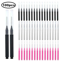 Professional 80/100 Piece Mini Grooming Set – Disposable Multi Purpose Precision Brushes
