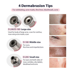 Diamond Microdermabrasion Machine – 3 in 1 Facial Peeling, Deep Clean & Skin Rejuvenation Device
