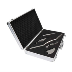 304 Stainless Steel IASTM Gua Sha Set – 5-Piece Fascia Scraper & Muscle Recovery Kit