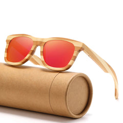 Natural Zebra Bamboo Wooden Sunglasses by Snagg It Sunglasses