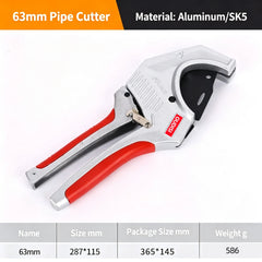 Ratchet pipe cutter with SK5 blade for PVC and PEX pipe – image 8