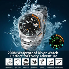 BERNY Automatic Dive Watch for Men - SnaggIt