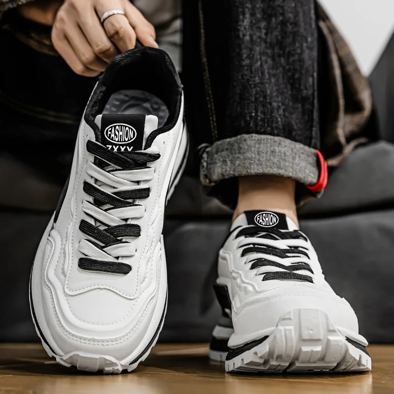 Men’s Thick Sole Casual Sports Sneakers by Snagg A Shoes