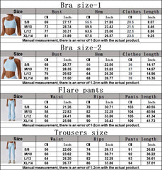 Women's 2-Piece Ribbed Seamless Yoga Set | Sports Bra & Gym Leggings Fitness Tracksuit Activewear