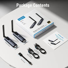 5G Wireless HDMI Transmitter & Receiver for Laptop, TV, Projector & Camera by Snagg An HDMI Transmitter