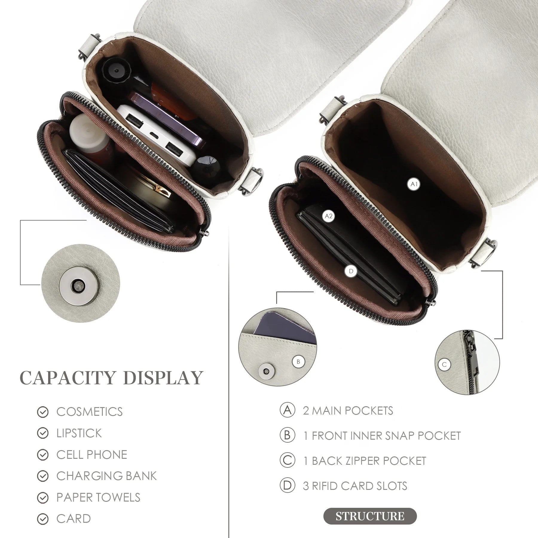 Mini Crossbody Phone Bag with Card Slots