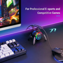 RGB Mouse Bungee Cable Holder for PC Gaming by Snagg A Mouse Bungee