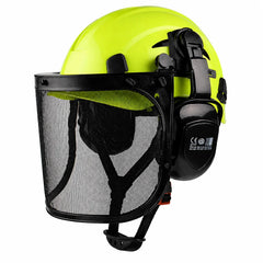 Forestry safety helmet kit with mesh face shield and earmuffs – image 10