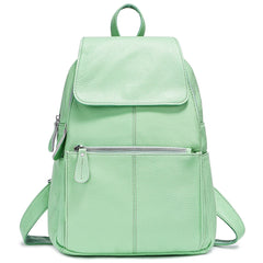 Genuine Leather Anti-Theft Women's Backpack