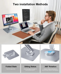 Portable Tablet Stand Aluminum 360 ° Rotation by Snagg A Tablet Holder