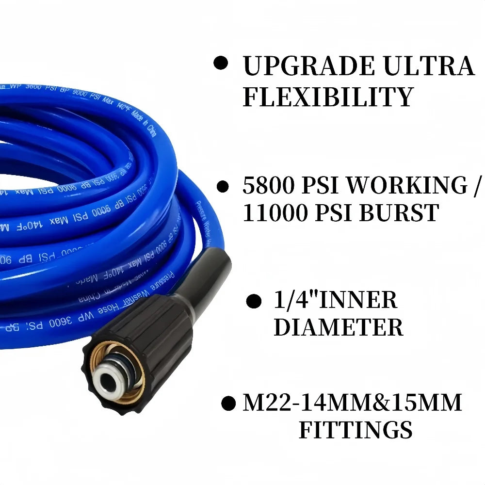 High Pressure Washer Extension Hose by Snagg A Garden Hose
