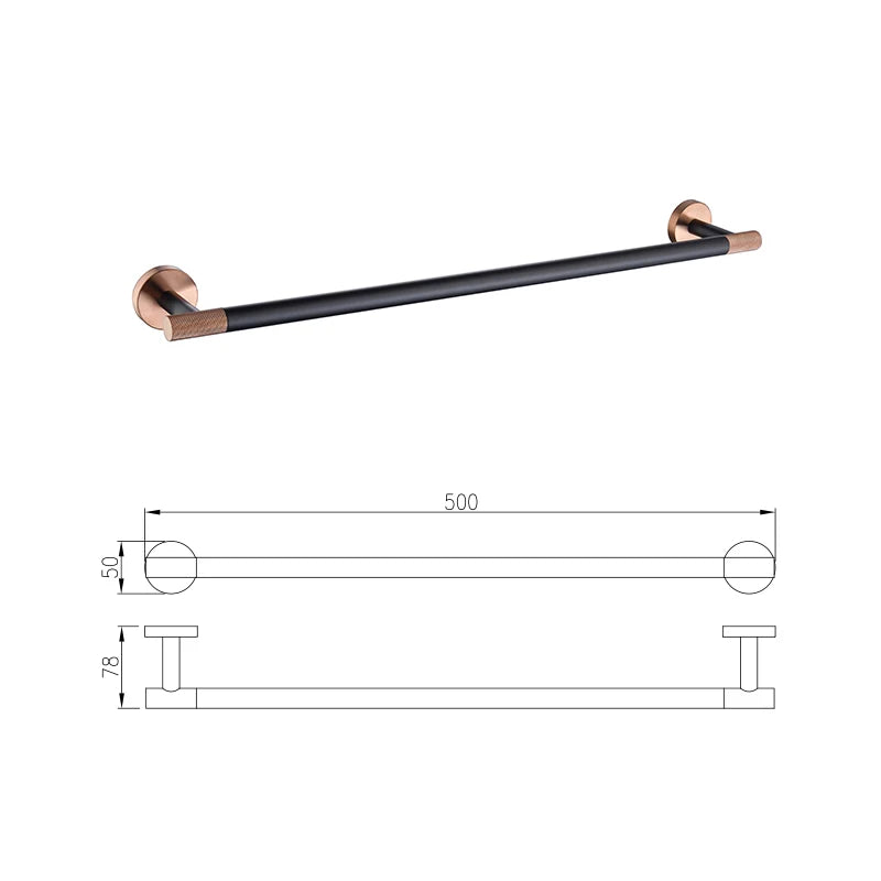 Stainless Steel Bathroom Hardware Set by Snagg A Rack