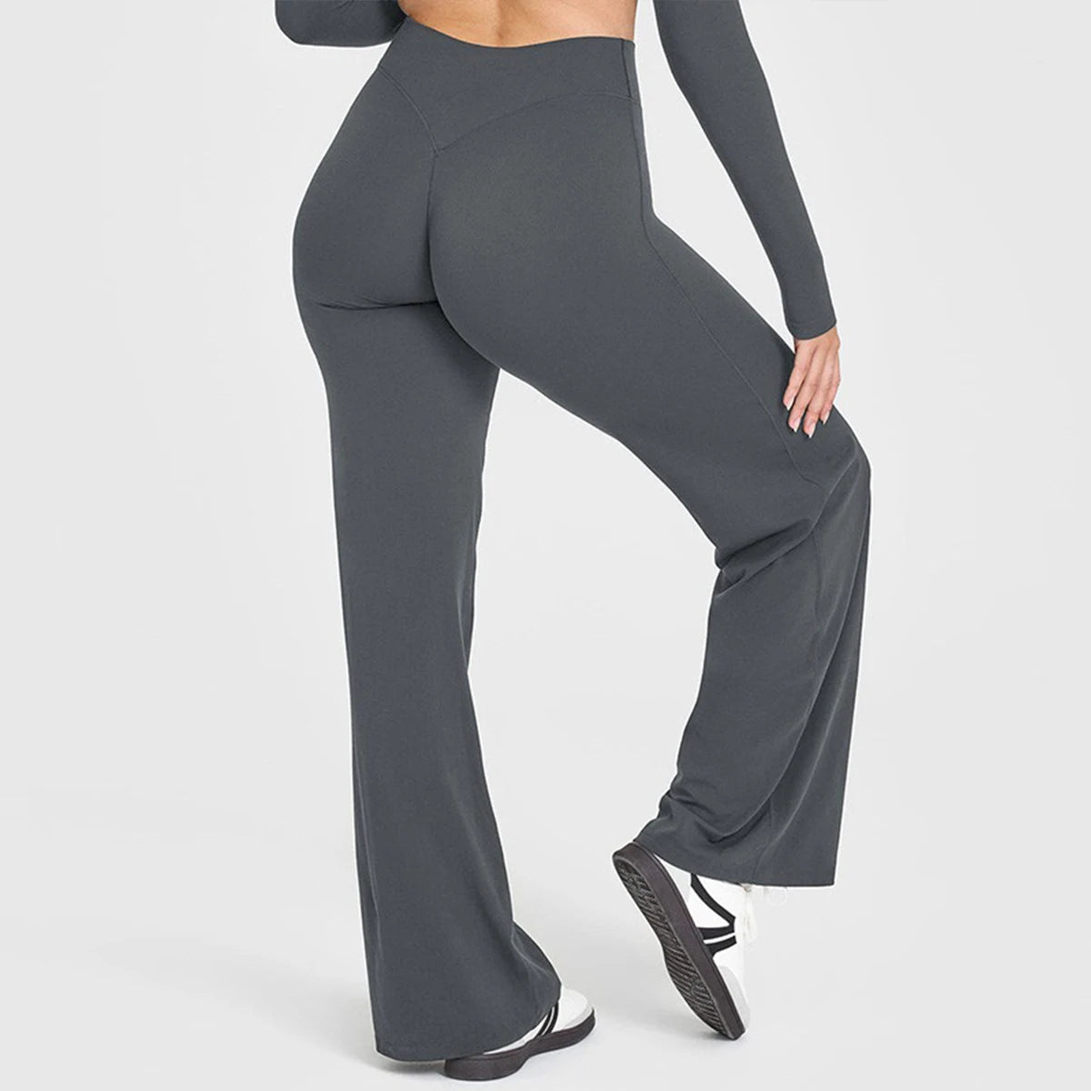 Women's Flared Wide-Leg Yoga Leggings | Seamless Breathable Fitness Versatile Casual Pants