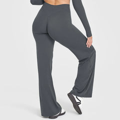 Women's Flared Wide-Leg Yoga Leggings | Seamless Breathable Fitness Versatile Casual Pants