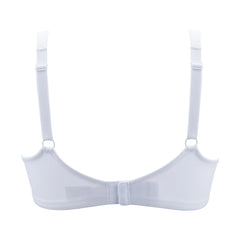 Plus Size Floral Lace Minimizer Bra | Ultra-Thin Underwire Non-Padded Full Cup Support