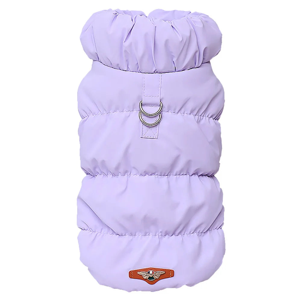 Padded Dog Vest Jacket – Windproof Warm Winter Coat for French Bulldog, Chihuahua & Poodle